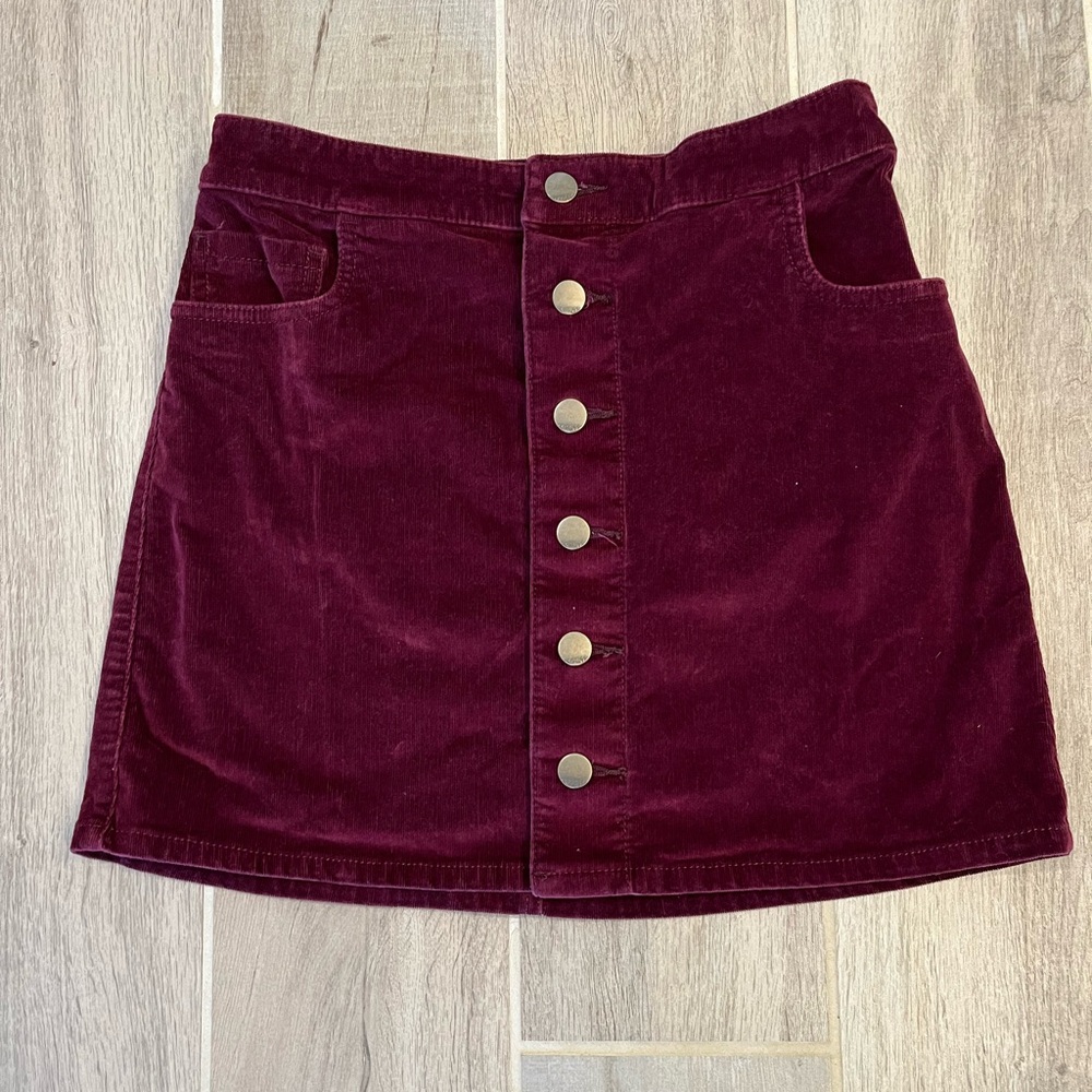 Corduroy Skirt from Express